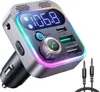 A close-up shot of a car FM transmitter with Bluetooth adapter. Produktbild-Vorschau