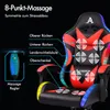 ALFORDSON Gaming-Massagestuhl, Massage-Rennstuhl mit LED, Produktbild-Vorschau 5