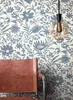 NEWROOM Tapete Narcisa Blue Blau Vliestapete - Floral Produktbild-Vorschau 4