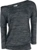 RED by EMP Damen grau meliertes Basic Langarmshirt L Produktbild-Vorschau 1