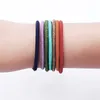 Uni-Armband, einfarbig, handgefertigt, Seil, geflochten, Produktbild-Vorschau 3