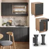 Küchenunterschrank Vicco Fame-Line Anthrazit-Gold 60 cm mit Produktbild-Vorschau 5