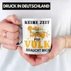 Trendation - Keine Zeit Mein Volk Braucht Mich Tasse Produktbild-Vorschau 2