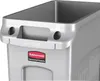 Rubbermaid Abfallbehälter Slim Jim mit Lüftungskanälen grau Produktbild-Vorschau 8