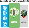 Balení 100 zelených organzových sáčků se stahovací šňůrkou Náhled obrázku produktu 2