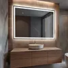 Badspiegel mit LED Beleuchtung 120x90 cm Aurora - Produktbild-Vorschau 2