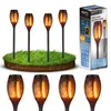 A collage of solar garden lamps, showing a set of lamps on grass and a product box. Náhled obrázku produktu