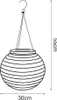 3er Set LED Solar Außen-Hängeleuchte, Lampion weiß, D 30 cm Produktbild-Vorschau 11