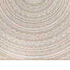 Ethno-Outdoor-Teppich Terrassenteppich rund in Beige und Produktbild-Vorschau 6