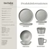 tectake® Küchenstarterset Una/Varese Geschirrset aus Produktbild-Vorschau 4
