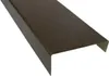 A close-up, angled view of a brown metal U-profile strip against a white background. Produktbild-Vorschau