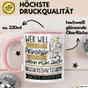 Musikredakteurin Tasse Geschenk Spruch Wer Will Schon Produktbild-Vorschau 3