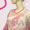 Kette 8mm Kunststoffperlen rosa-pink-glänzend 50cm rosa 8mm Produktbild-Vorschau 2