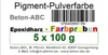 Pigmentpulver Set -5 Farbtöne je 100 g Produktbild-Vorschau 3