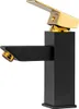 Cubo S-1022Bg Schwarz/Gold Waschtischarmatur Produktbild-Vorschau 3
