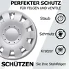Radkappen 14 Zoll  silber - Radzierblenden 4er-Set von Produktbild-Vorschau 2