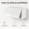 Pensile Cucina Lucido Bianco 90x35x32 cm Push-to-Open con Anteprima dell’immagine prodotto 6