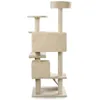 Katzenkratzbaum 132cm Kratzbaum Kletterbaum Spielbaum Sisal Produktbild-Vorschau 12