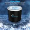 Extralink vasca bagno di ghiaccio XL 400 L con coperchio Anteprima dell’immagine prodotto 8