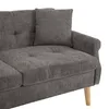 Merax 2-Sitzer Doppelsofa mit dicken Kissen, Holzbeinen und Produktbild-Vorschau 18