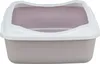 TRIXIE Katzentoilette Classic - flieder/weiß - 37 × 15 × 48 Produktbild-Vorschau 2