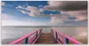 Acrylglasbilder 120x60 Wandbild Druck Brücke Meer Produktbild-Vorschau 1