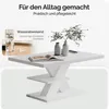 CASARIA® Couchtisch Weiß Holz Stauraum Ablage Kratzfest Produktbild-Vorschau 4