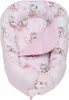 Babymam 7-teiliges Babynest Set Baumwolle Minky rosa Produktbild-Vorschau 12