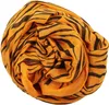 Baumwolltuch - Zebra orange - schwarz - quadratisches Tuch Produktbild-Vorschau 3