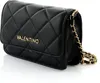 A black Valentino handbag with gold chain strap, shown from a side angle against a white background. Produktbild-Vorschau