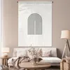 MuchoWow® Wandteppich Wandbehang Kunst - Schwarz - Weiß - Produktbild-Vorschau 5