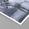Poster - Poster ohne Rahmen - Frau Pferd Natur - 40x40 cm - Produktbild-Vorschau 2