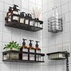 UUlioyer Tablette de douche sans perçage étanche noir 4 Voir les images du produit 1