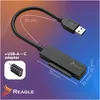 Reagle SATA auf USB Adapter 2,5 Zoll SSD HDD USB-C 3.1 Produktbild-Vorschau 9