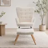 MODFU Relaxsessel Schaukelstuhl,Relaxstuhl mit Hocker und Produktbild-Vorschau 3