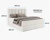 Boxspringbett NOLARO 140x200 cm Komplett-Set mit Produktbild-Vorschau 7