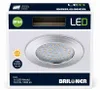 Briloner ATTACH LED Einbauleuchte Chrom 10,5W 1000lm 3000K Produktbild-Vorschau 1