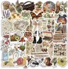 Sada nálepiek Vintage Cottagecore, 50 kusov, dekorácia DIY Náhľad obrázku produktu 2
