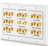 deleyCON Multimedia Lautsprecher Boxen Wanddose Produktbild-Vorschau 1