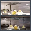 Alu Ampelschirm LED Solar Ø300 cm höhenverstellbar Produktbild-Vorschau 6