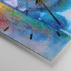 Wanduhr - Quadrat - Glasuhr - Bäume Wiese Sommer - 30x30cm Produktbild-Vorschau 5