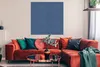 MuchoWow® Poster Leder - Blau - Tierhaut 100x100 cm - Produktbild-Vorschau 2