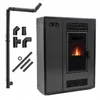 Pelletofen THUNDER ARIA-BLACK 11 kW Schwarz mit WLAN Produktbild-Vorschau 1