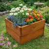 Grande jardinière carrée – Pot de fleurs moderne, résistant Voir les images du produit 4