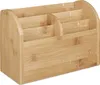 relaxdays 10020337_0 relaxdays Schreibtisch-Organizer braun Voir les images du produit 4