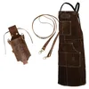 ROUGH SET Büffelleder Grill Koch & Küchen Schürze + Holly Produktbild-Vorschau 1