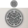 Wanduhr Zahnrad grau Ø30x5,5cm Küchenuhr Dekouhr Uhr Produktbild-Vorschau 1
