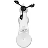 A top-down view of a white weather station with black anemometer cups. Produktbild-Vorschau
