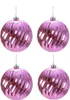4 Stück Große Weihnachtskugel Rosa Ø 15 cm Dekokugel zum Produktbild-Vorschau 1