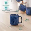 VANCASSO Becher Set, 6-tlg Steingut Tassen, 420ml Produktbild-Vorschau 2